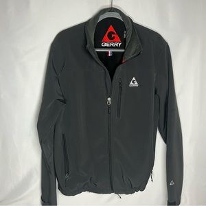 Gerry Men’s Soft Shell Fleece lined jacket. Dark grey, size Medium